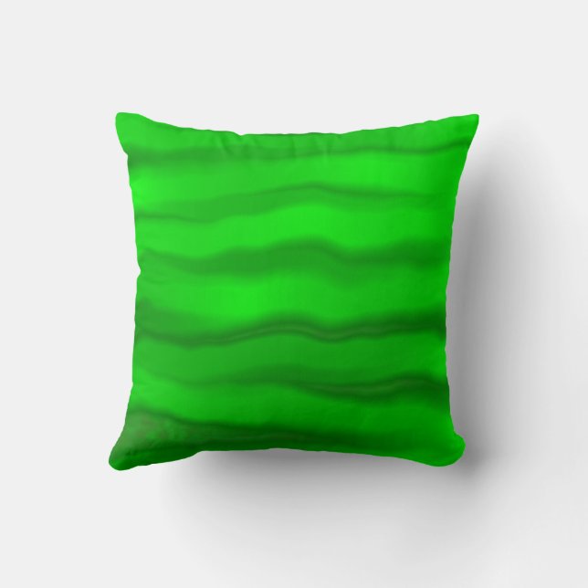 Green Silk - Pillow (Back)