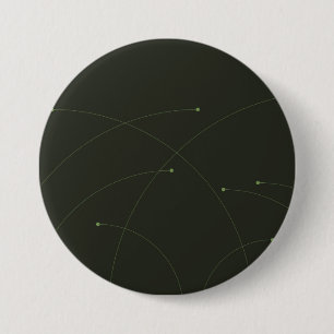 Green, simple, elegant, modern nature abstract 7.5 cm round badge