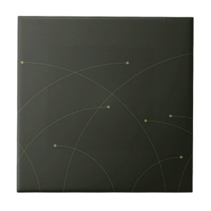 Green, simple, elegant, modern nature abstract ceramic tile