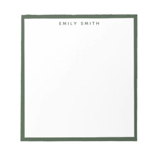 Green Simple Modern Notepad