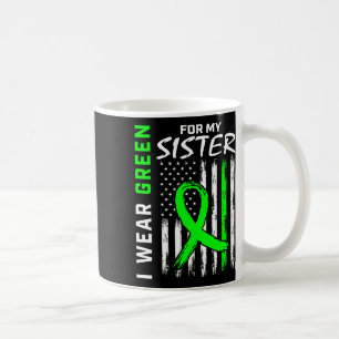 Green Sister Kidney Disease Cerebral Palsy Awarene Coffee Mug