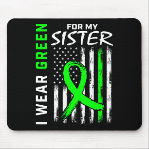 Green Sister Kidney Disease Cerebral Palsy Awarene Mouse Pad