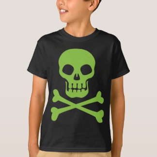 Green Skull and Crossbones T-Shirt