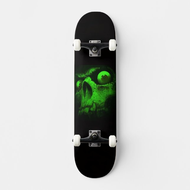 Green Skull Skateboard (Front)
