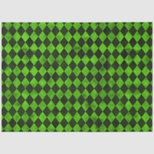 Green Skulls and Sunflower Series Design 12 Tissue Paper