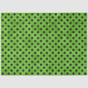 Green Skulls and Sunflower Series Design 4 Tissue Paper