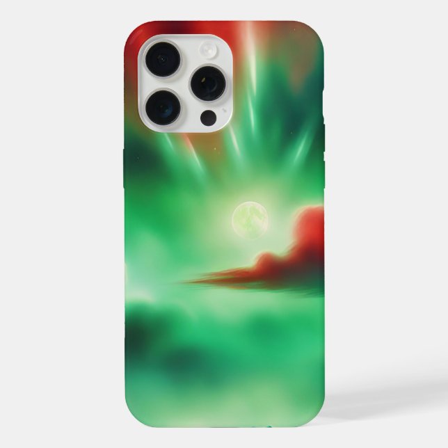 green sky iPhone case (Back)