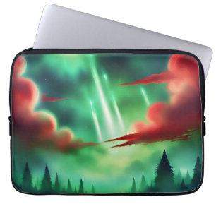 green sky laptop sleeve