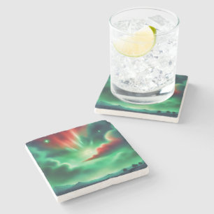 green sky stone coaster