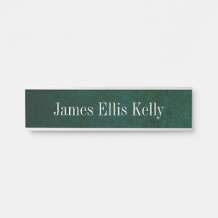 Green Slate Colour Name Plates & Desk Signs