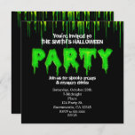 Green Slime Fun Halloween Party Invitations<br><div class="desc">Green Slime Fun Halloween Party Invitations</div>