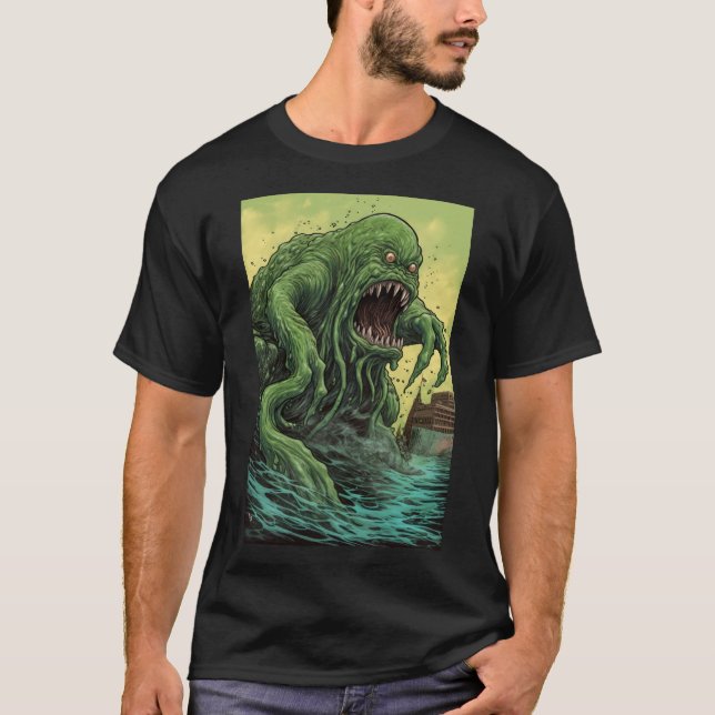Green Slime Monster T-Shirt (Front)
