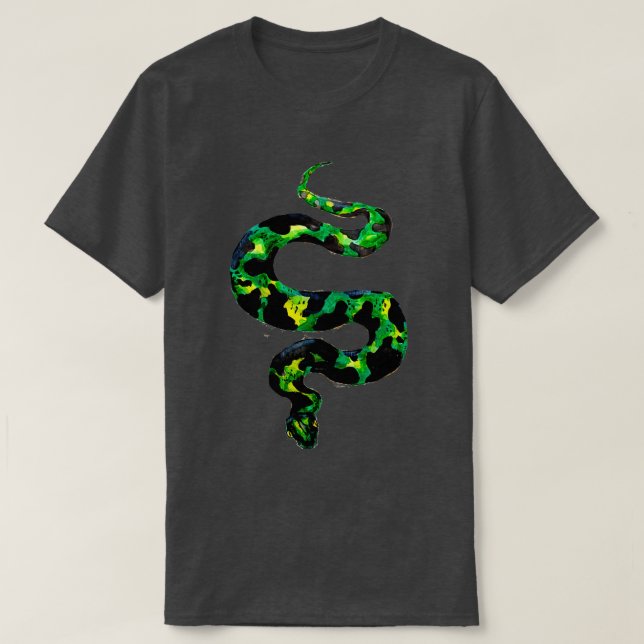 Green Snake Classic TShirt (Design Front)