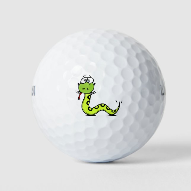 Green Snake Golf Balls (Front)