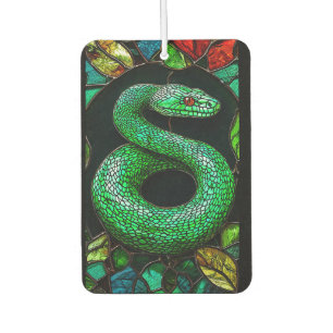 Green Snake Hanging Car Scent For Fresh Interior Air Freshener