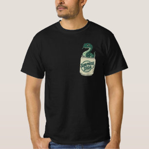 Green Snake in a Can Funny Prank T-Shirt