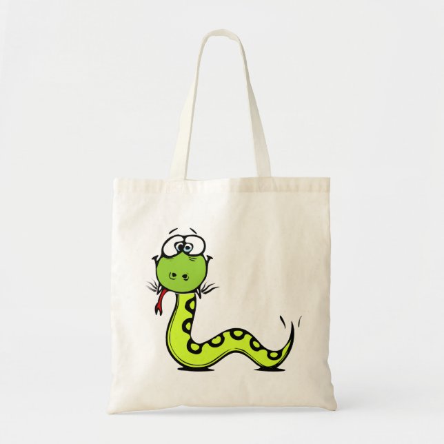 Green Snake Tote Bag (Front)