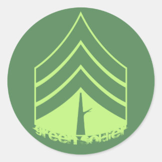 Green Soldier Sticker