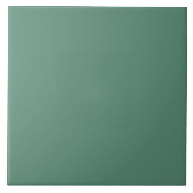 Green Solid Colour  Ceramic Tile (Front)