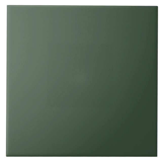 Green Solid Colour  Ceramic Tile (Front)