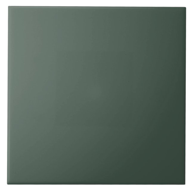 Green Solid Colour  Ceramic Tile (Front)