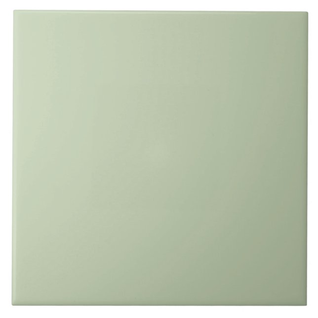 Green Solid Colour  Ceramic Tile (Front)