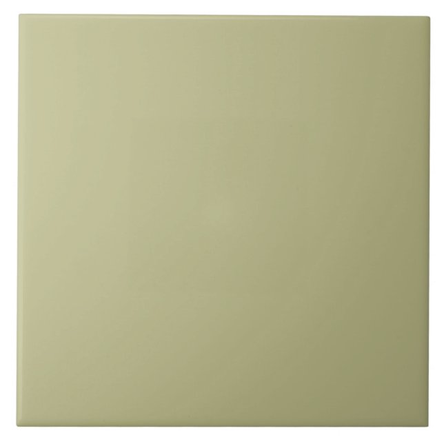 Green Solid Colour  Ceramic Tile (Front)
