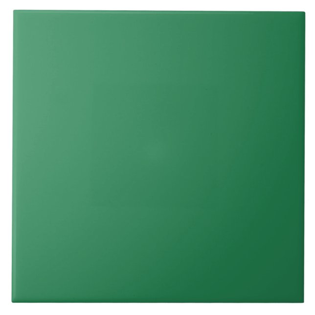 Green Solid Colour  Ceramic Tile (Front)