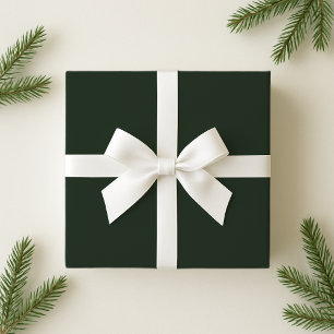 Green Solid colour Christmas Wrapping Paper