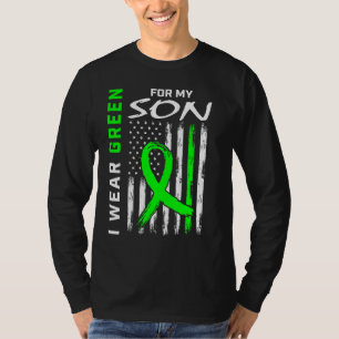 Green Son Cerebral Palsy Kidney Disease Awareness T-Shirt