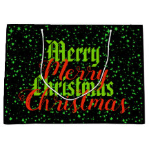 Green sparkle Merry Christmas