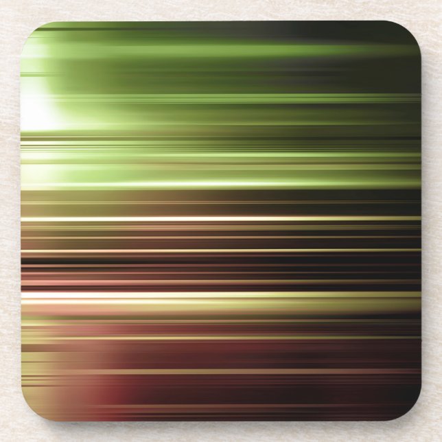 Green speed blur coaster (Front)