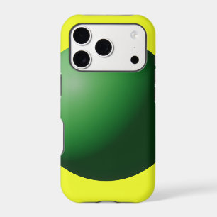 Green Sphere on Yellow