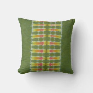 Green Spine Tie Dye American MoJo Pillow