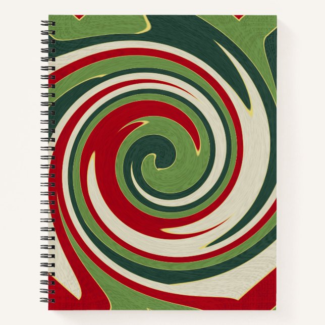 green spiral notebook (Front)