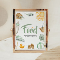 Green Splish Splash Baby Shower Food