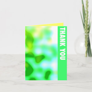Green Spots Thank You Card