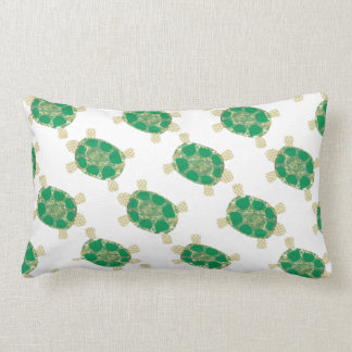 Green Spotted Turtle Pillow