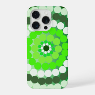 Green Spotty Spots, iPhone 15 Pro Case