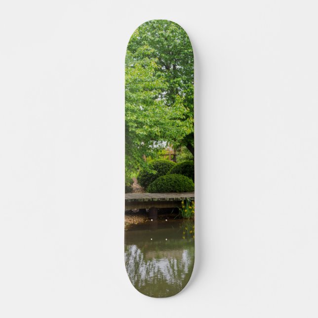Green Spring Stroll Skateboard (Front)