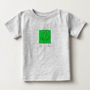 Green Square Guy Baby T-Shirt