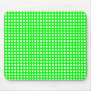 Green square mesh grid  mouse pad