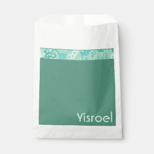 Green Squiggles upsherin favour bags