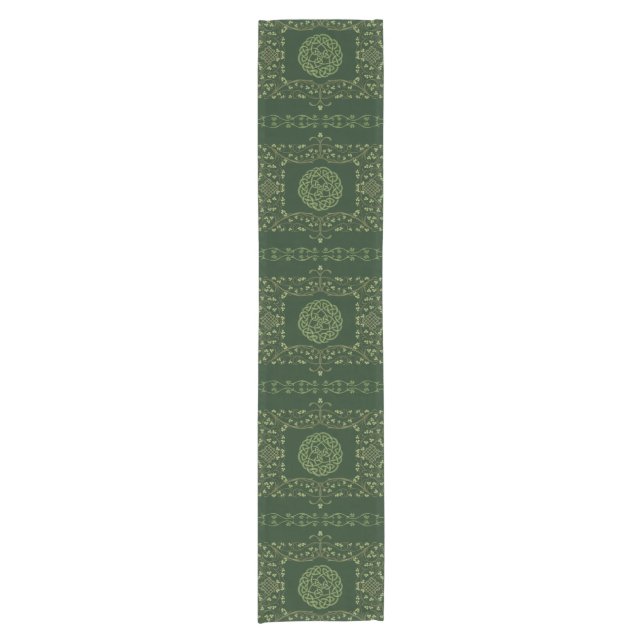 Green St. Patrick’s Day table runner (Front)