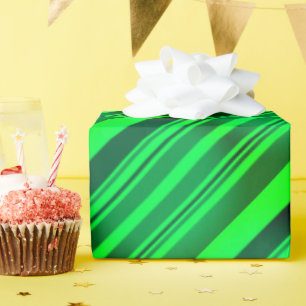 Green St Patrick's Day Irish Party Neon Gradient Wrapping Paper