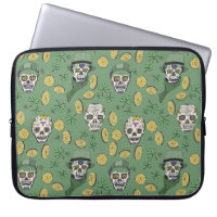 Green St Patrick's Day Irish Sugar Skull Custom