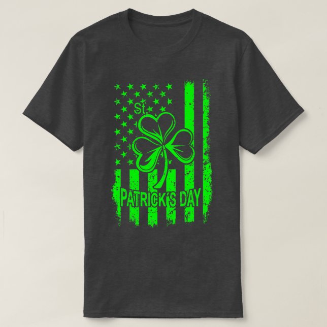 green st patricks day  T-Shirt (Design Front)