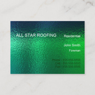 Green Stained Glass Business Card Template Generic