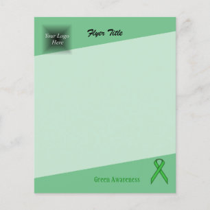 Green Standard Ribbon by Kenneth Yoncich Flyer