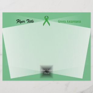 Green Standard Ribbon by Kenneth Yoncich Flyer